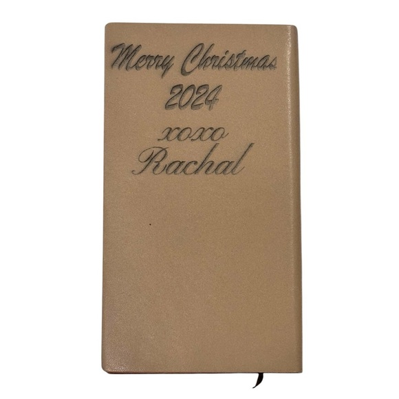 CUSTOM ENGRAVED Vintage leather travel, journal - Picture 6 of 8